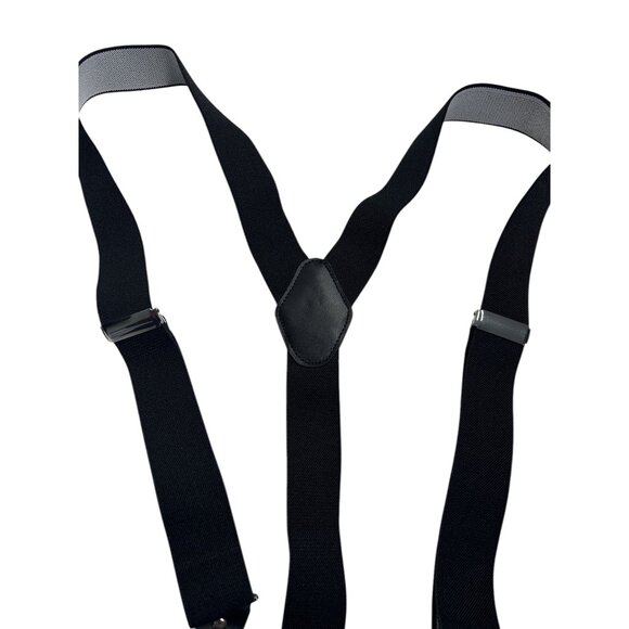 Adjustable Heavy-Duty Grade Code Suspenders With 6 Strong Clips & Leather Reinfo - Picture 3 of 4